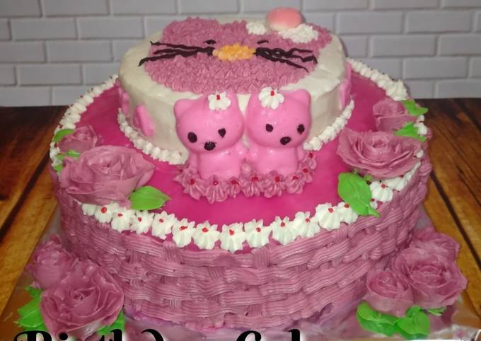 Detail Kue Ulang Tahun Pink Nomer 11