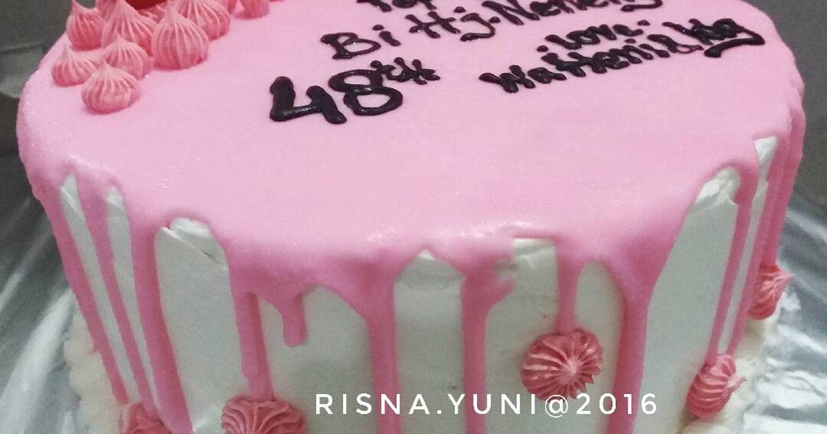 Detail Kue Ulang Tahun Pink Nomer 24