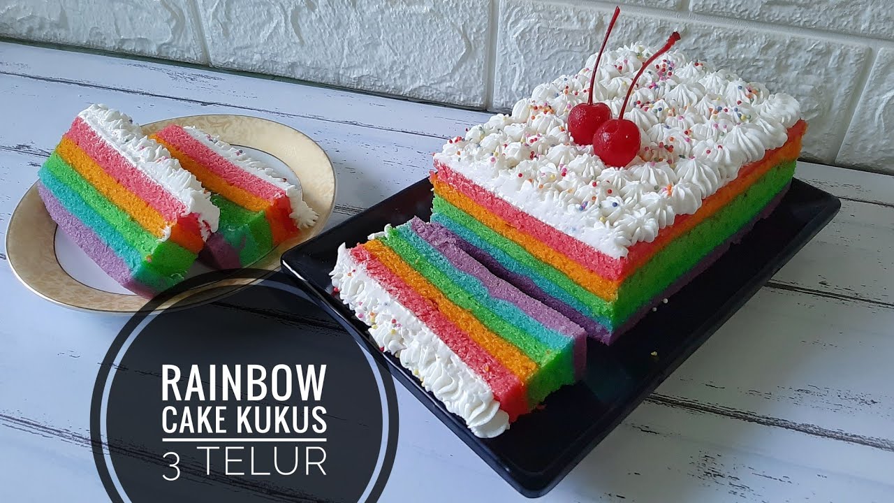 Detail Kue Ulang Tahun Rainbow Cake Nomer 21