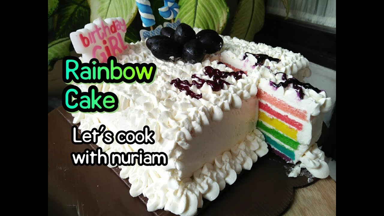 Detail Kue Ulang Tahun Rainbow Cake Nomer 29