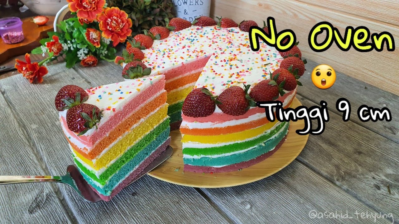 Detail Kue Ulang Tahun Rainbow Cake Nomer 7