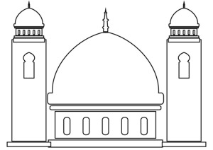 Detail Mewarnai Gambar Kubah Masjid Nomer 17