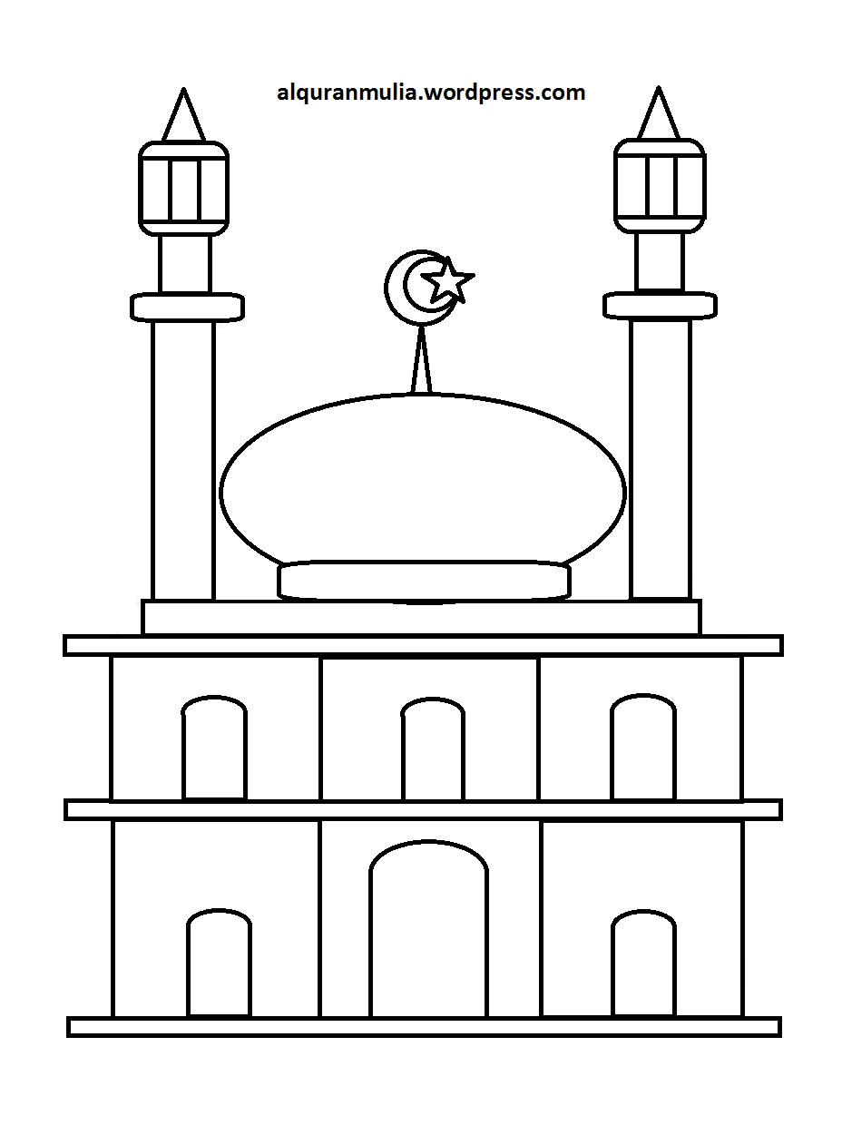 Detail Mewarnai Gambar Kubah Masjid Nomer 55