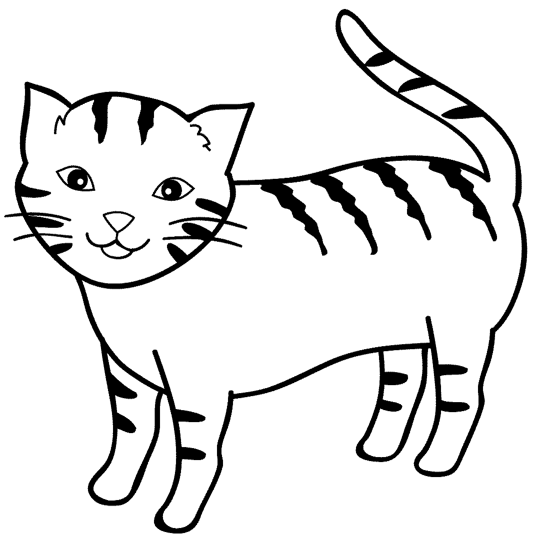 Detail Mewarnai Gambar Kucing Dengan Crayon Nomer 21