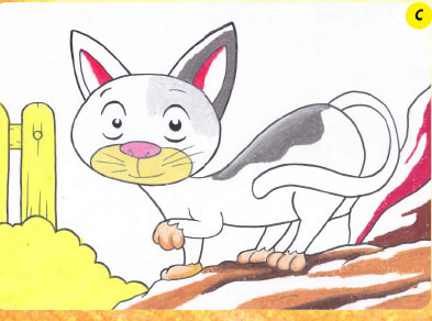 Detail Mewarnai Gambar Kucing Dengan Crayon Nomer 32