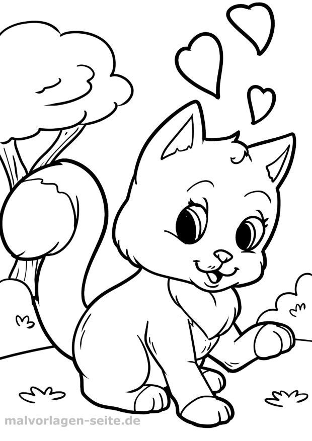 Detail Mewarnai Gambar Kucing Lucu Koleksi Nomer 51
