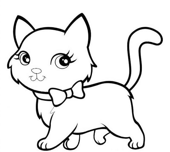 Mewarnai Gambar Kucing Lucu - 56+ Koleksi Gambar
