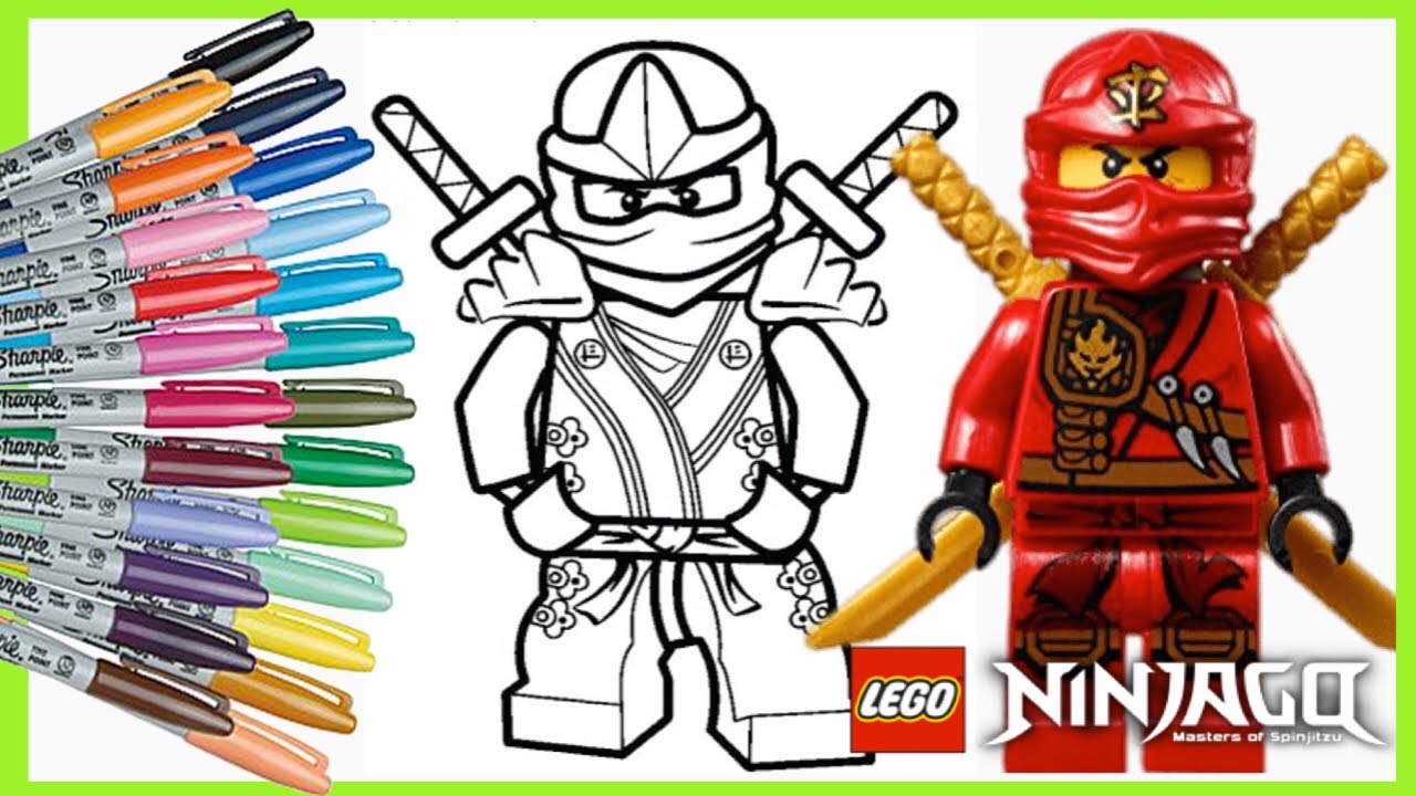 Detail Mewarnai Gambar Lego Ninjago Nomer 2