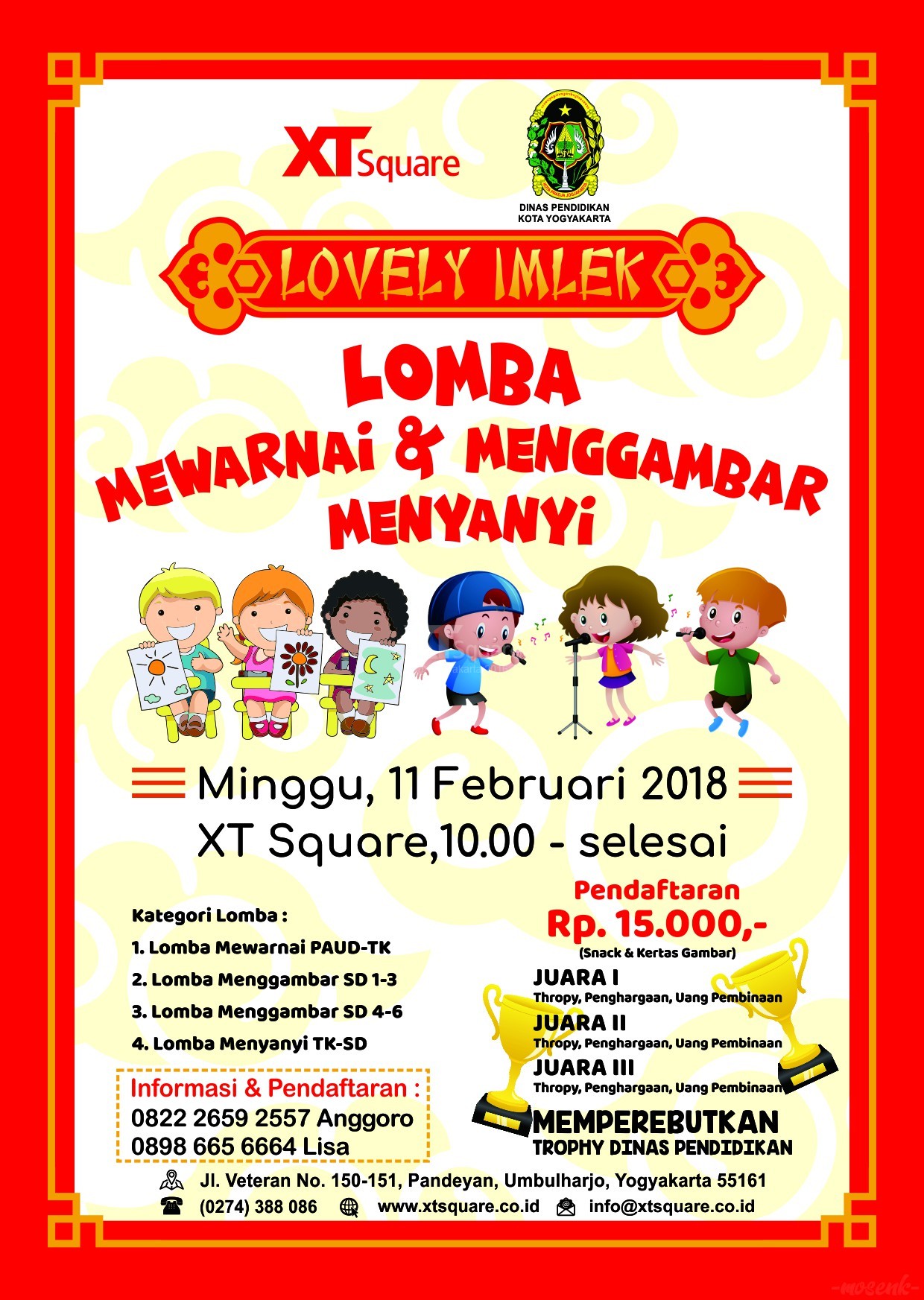 Detail Mewarnai Gambar Lomba Menganyi Nomer 4