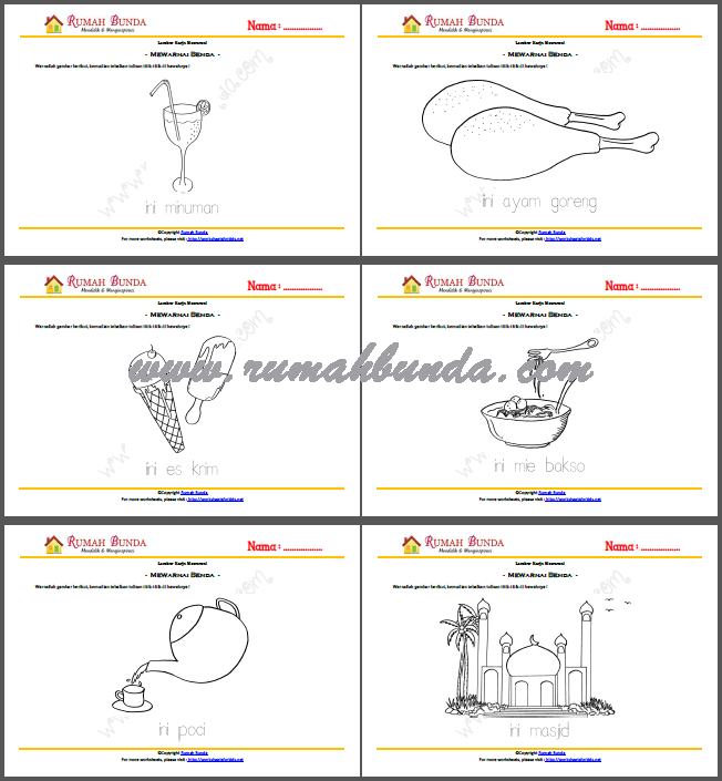 Detail Mewarnai Gambar Mie Nomer 34