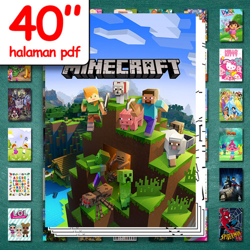 Detail Mewarnai Gambar Minecraft Nomer 32