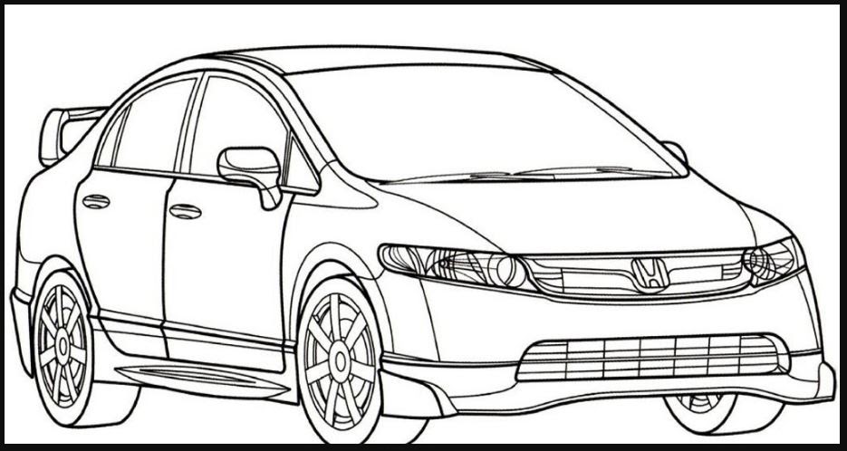 Detail Mewarnai Gambar Mobil 2 Dimensi Nomer 2