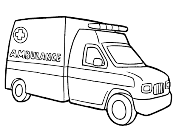 Detail Mewarnai Gambar Mobil Ambulance Nomer 11