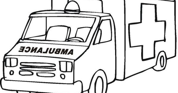 Detail Mewarnai Gambar Mobil Ambulance Nomer 48