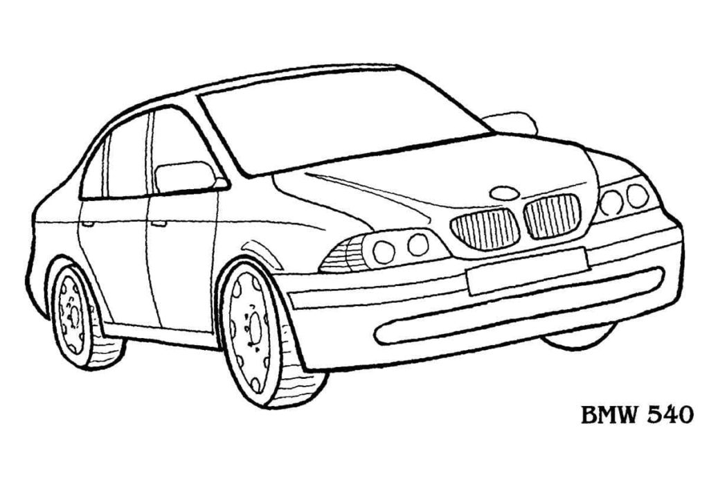 Detail Mewarnai Gambar Mobil Bmw Nomer 2