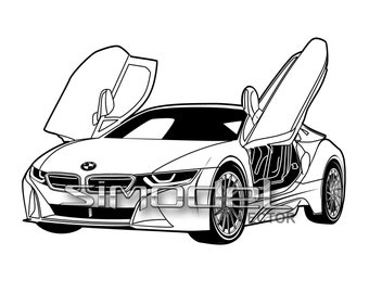 Detail Mewarnai Gambar Mobil Bmw Nomer 16