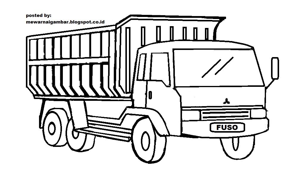 Detail Mewarnai Gambar Mobil Truk Nomer 38