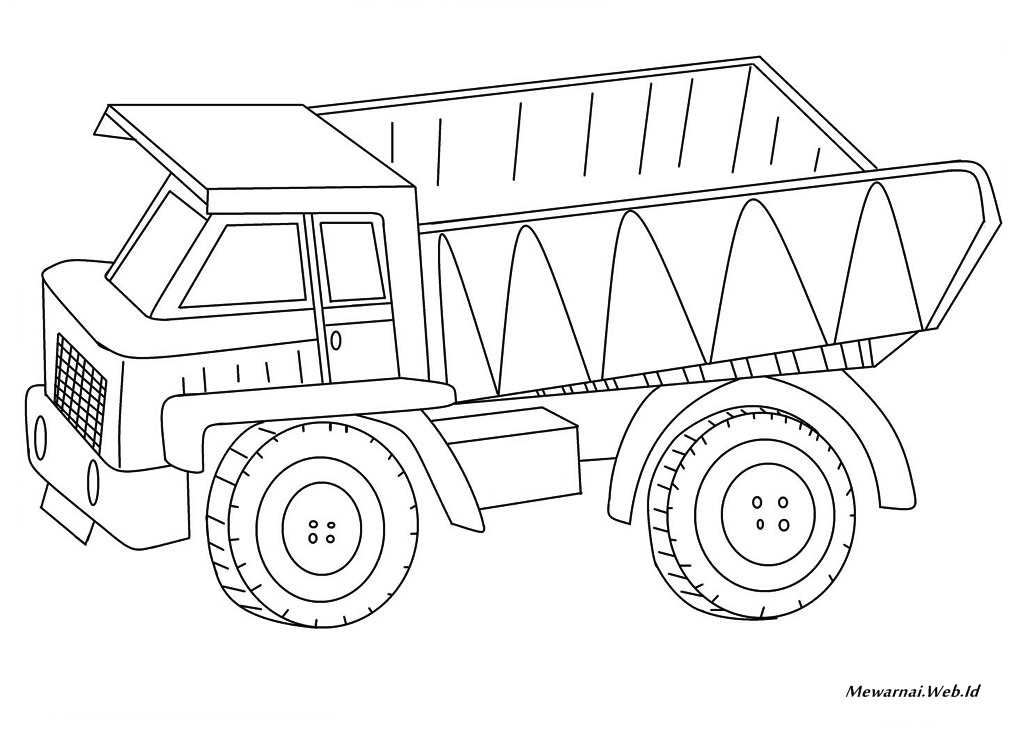 Detail Mewarnai Gambar Mobil Truk Nomer 52