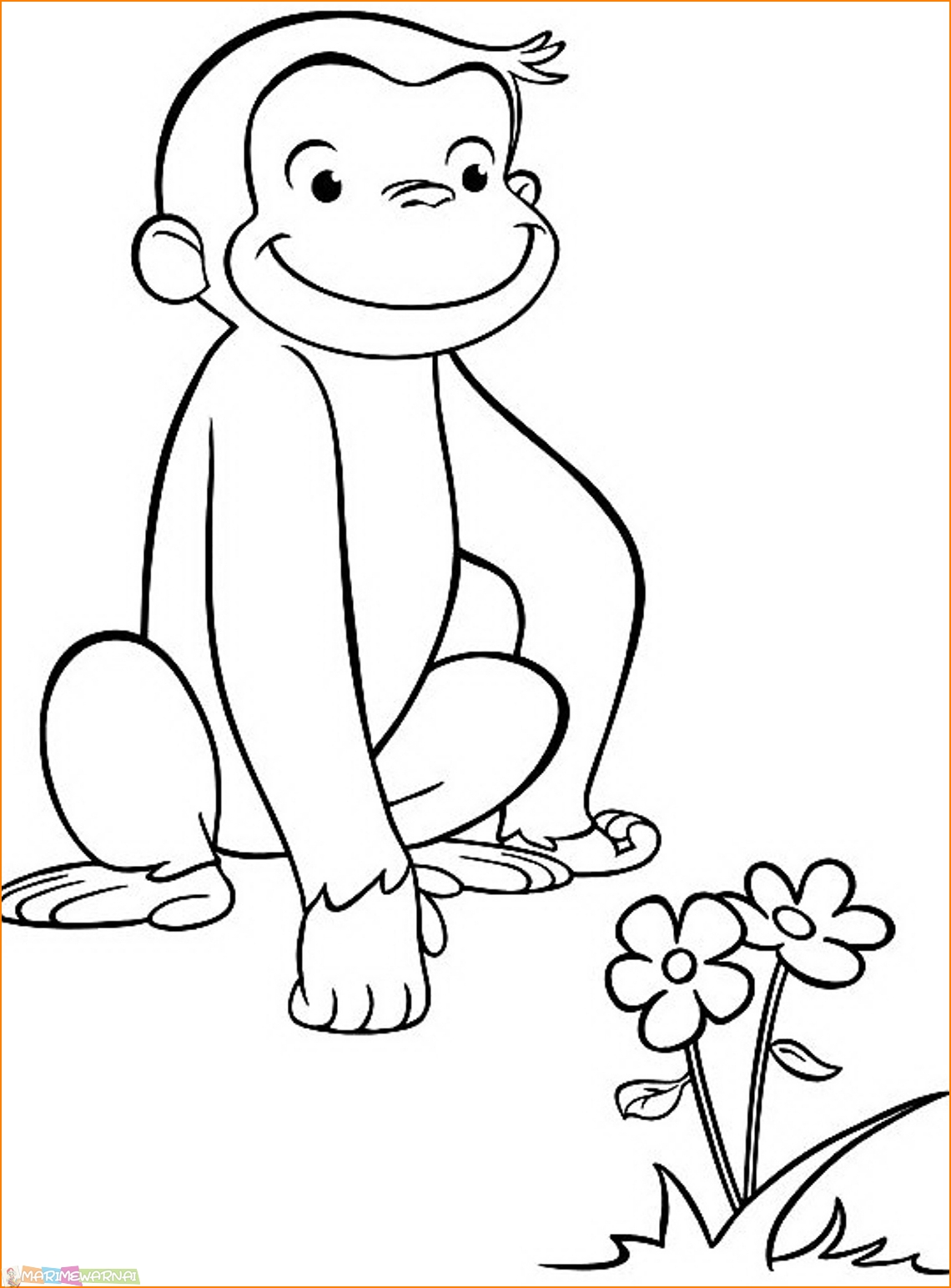 Detail Mewarnai Gambar Monyet Nomer 26