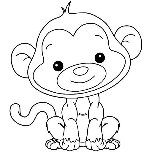 Detail Mewarnai Gambar Monyet Nomer 43