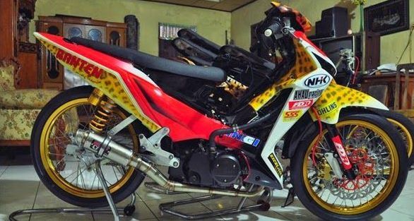 Detail Mewarnai Gambar Motor Supra X 125 Nomer 22