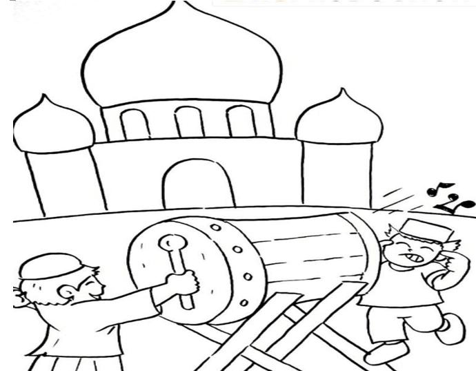 Detail Mewarnai Gambar Muslim Mewarnai Gambar Puasa Nomer 9