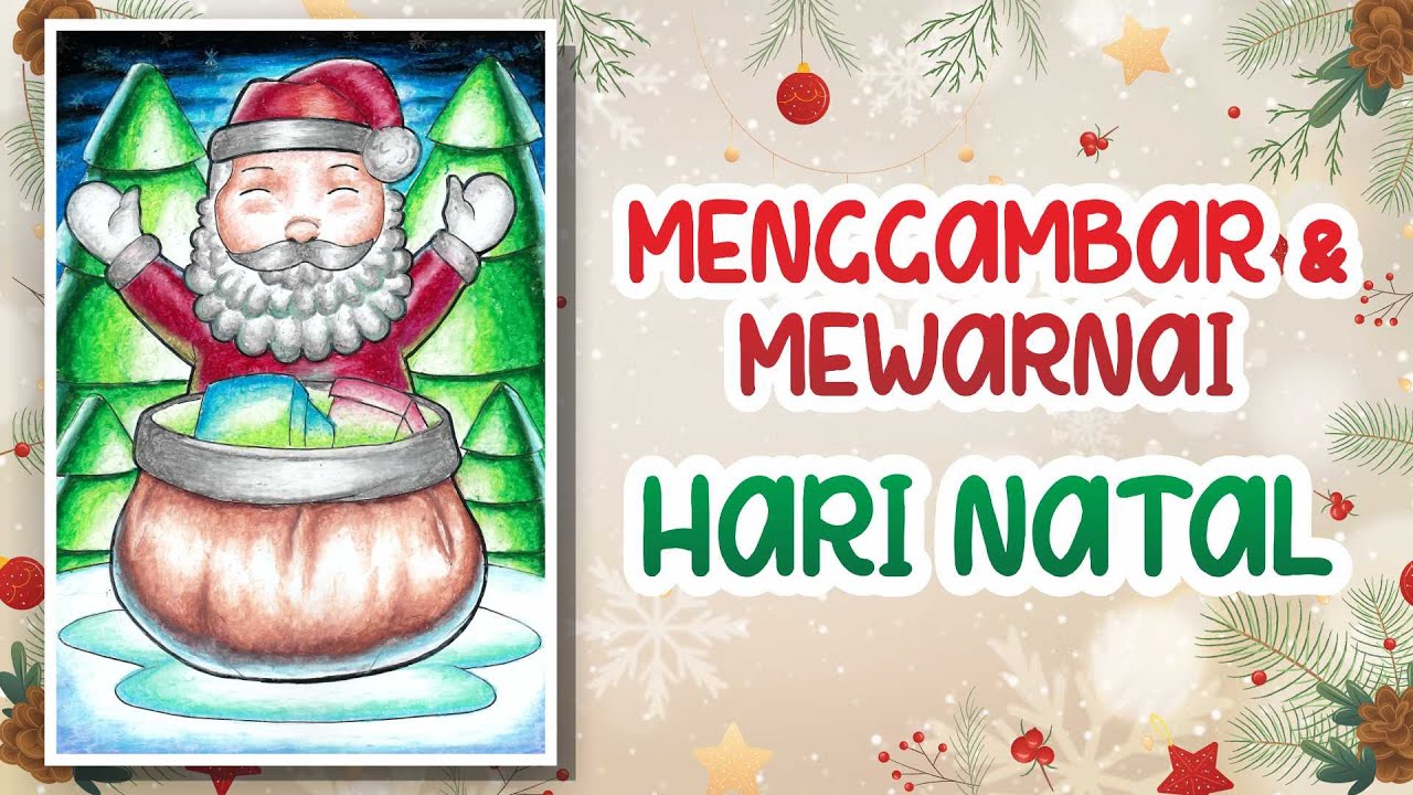 Detail Mewarnai Gambar Natal Nomer 28