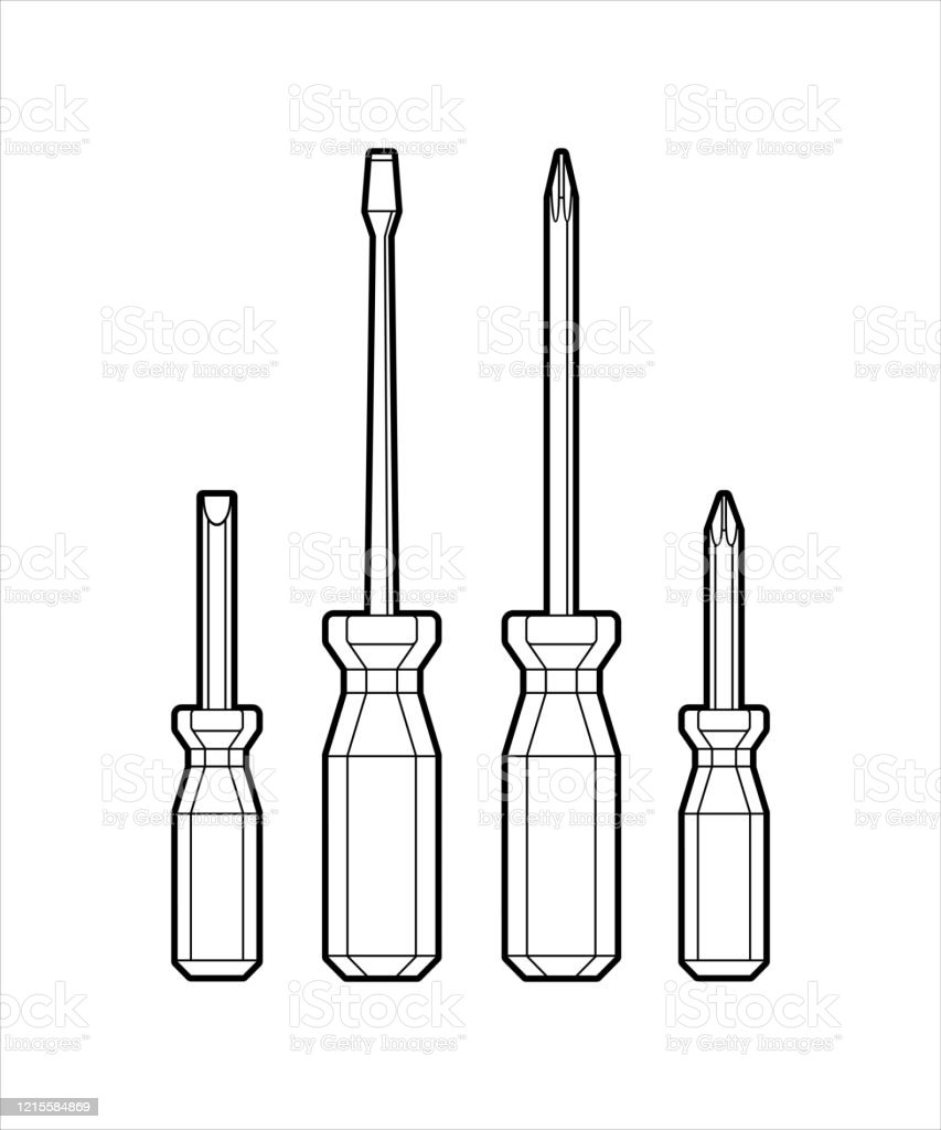 Detail Mewarnai Gambar Obeng Nomer 14