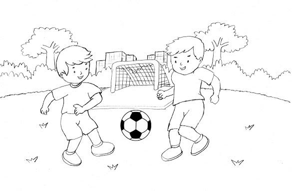 Mewarnai Gambar Olahraga 58+ Koleksi Gambar