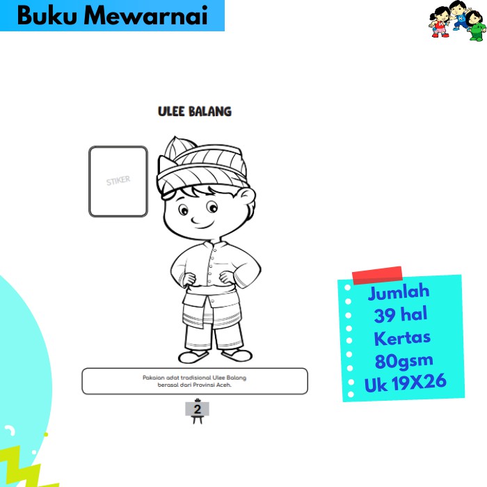 Detail Mewarnai Gambar Pakaian Adat Nomer 14