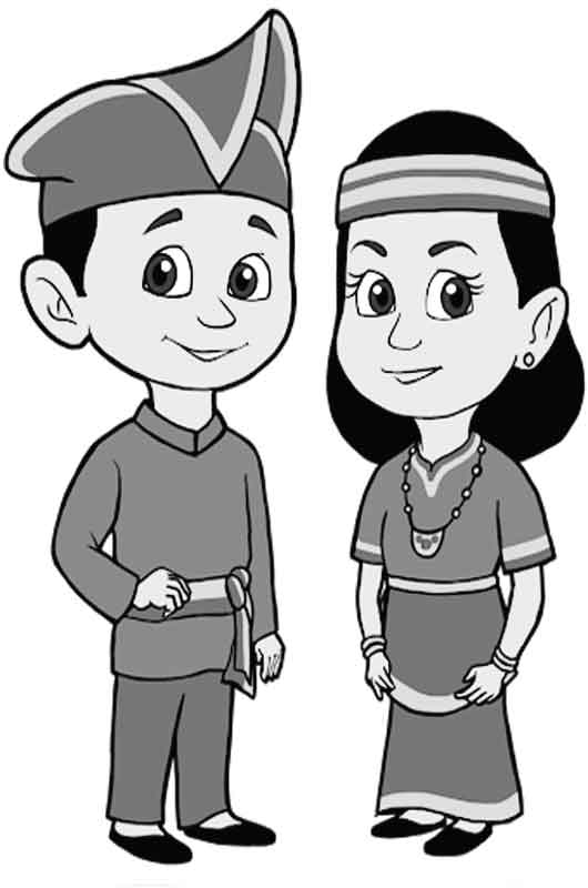 Detail Mewarnai Gambar Pakaian Adat Nomer 30