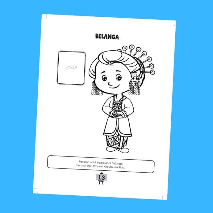 Detail Mewarnai Gambar Pakaian Adat Nomer 5