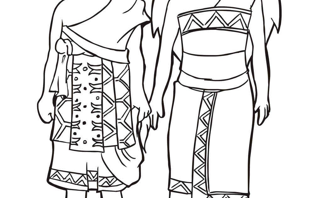Detail Mewarnai Gambar Pakaian Adat Nomer 45