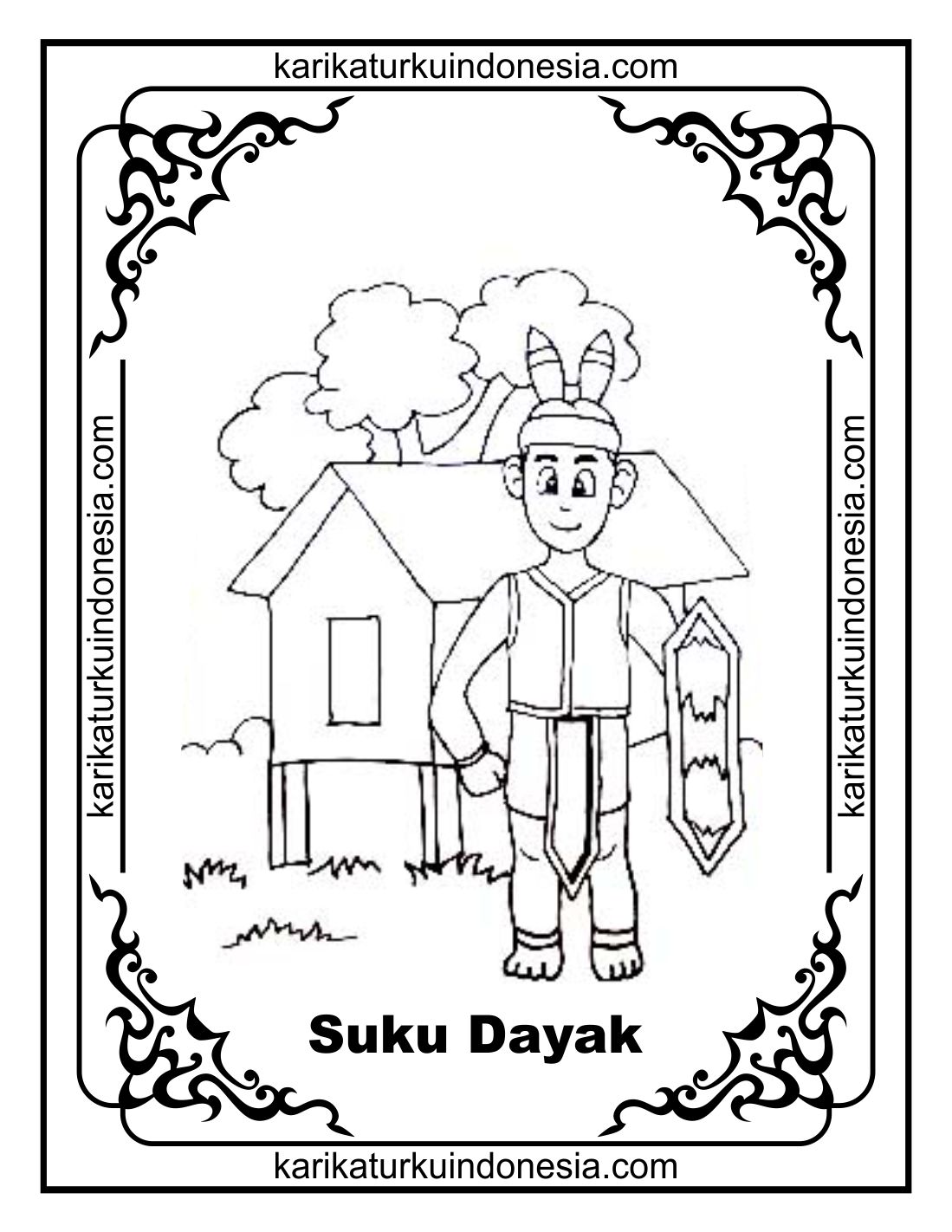 Detail Mewarnai Gambar Pakaian Adat Nomer 10