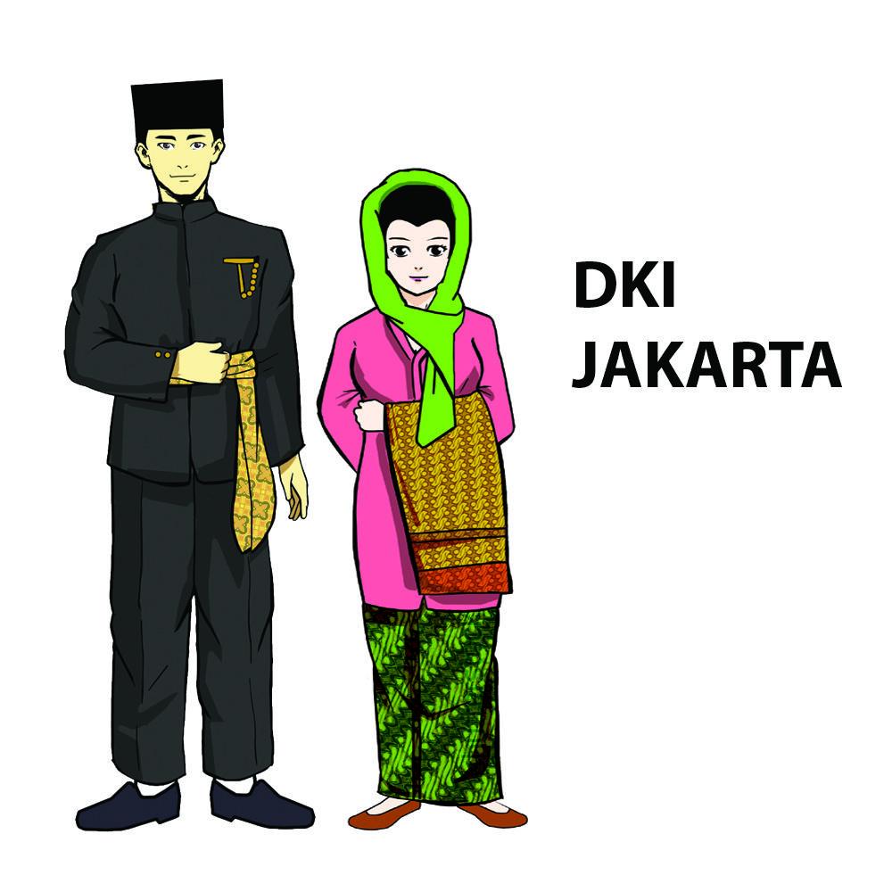 Detail Mewarnai Gambar Pakaian Adat Betawi Kelaseni Nomer 51