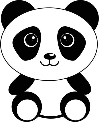 Detail Mewarnai Gambar Panda Lucu Nomer 25