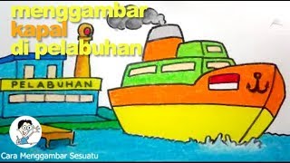 Detail Mewarnai Gambar Pelabuhan Nomer 4