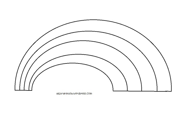 Detail Mewarnai Gambar Pelangi Nomer 19