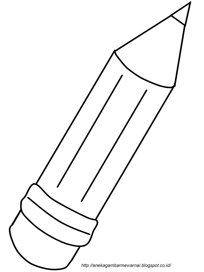Detail Mewarnai Gambar Pensil Nomer 3