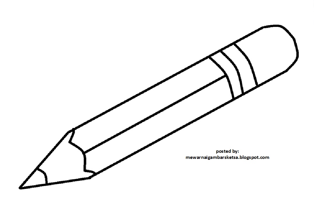 Detail Mewarnai Gambar Pensil Nomer 8