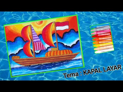 Detail Mewarnai Gambar Perahu Layar Nomer 17