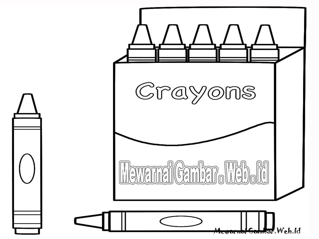 Detail Mewarnai Gambar Peralatan Sekolah Nomer 9