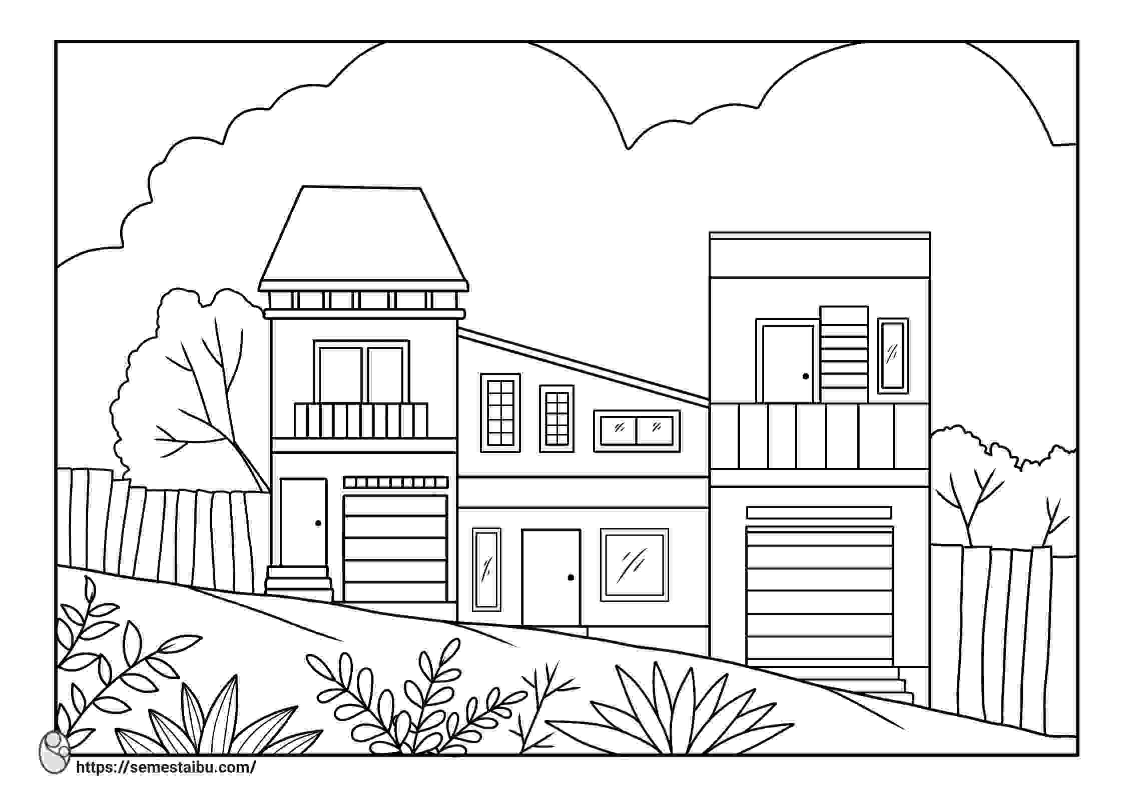 Detail Mewarnai Gambar Perkotaan Nomer 22