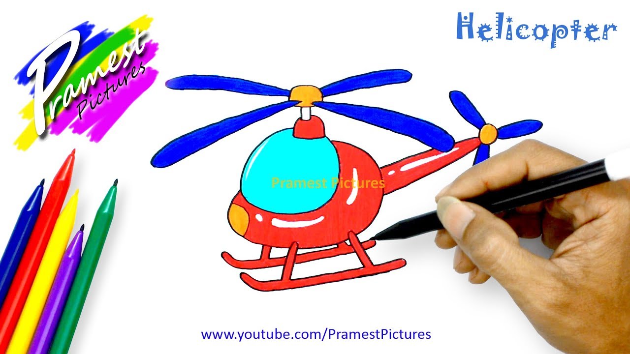 Detail Mewarnai Gambar Pesawat Helikopter Nomer 25