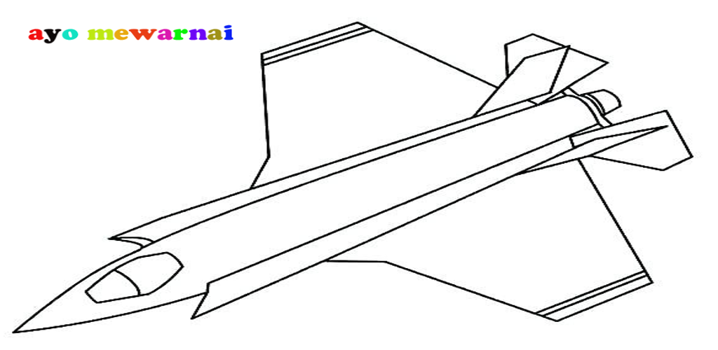 Detail Mewarnai Gambar Pesawat Jet Nomer 19