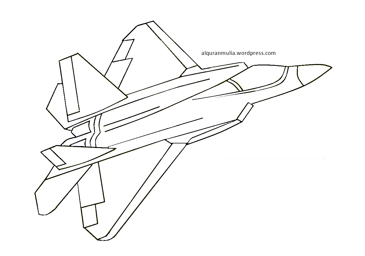 Detail Mewarnai Gambar Pesawat Jet Nomer 5