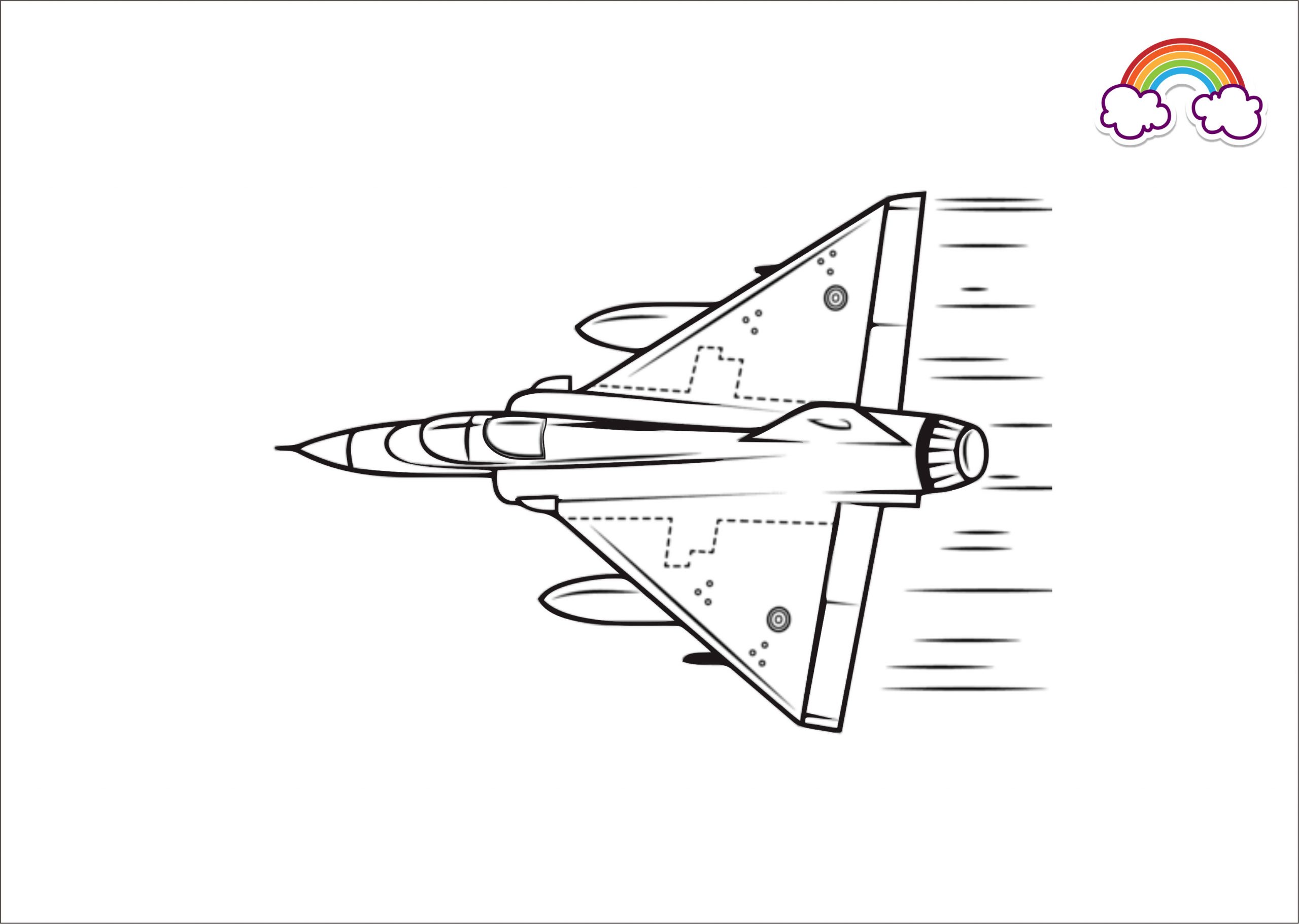 Detail Mewarnai Gambar Pesawat Jet Nomer 6