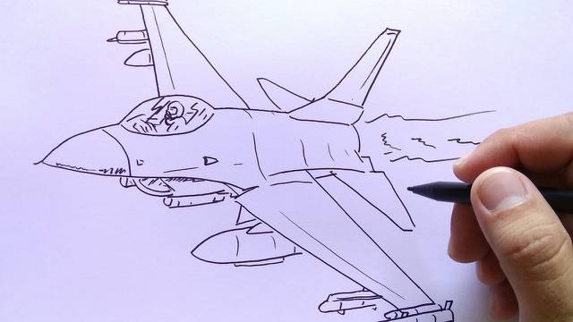 Detail Mewarnai Gambar Pesawat Jet Nomer 52