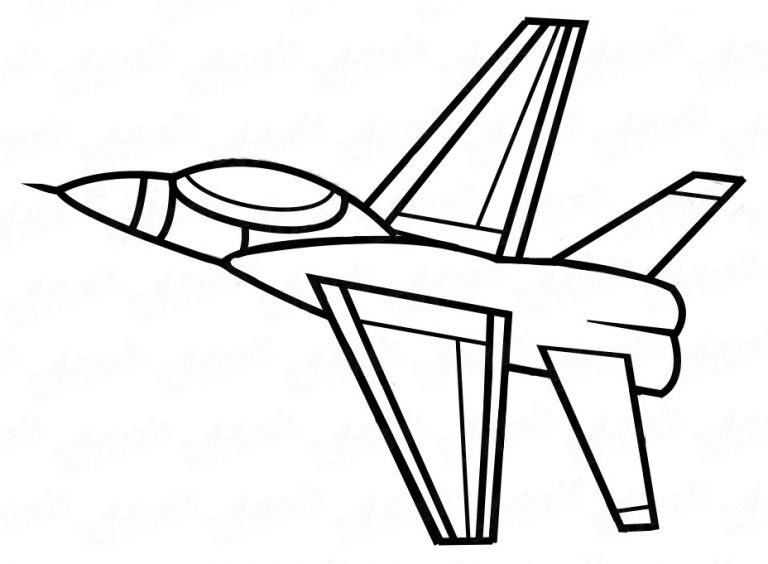 Detail Mewarnai Gambar Pesawat Tempur Nomer 36
