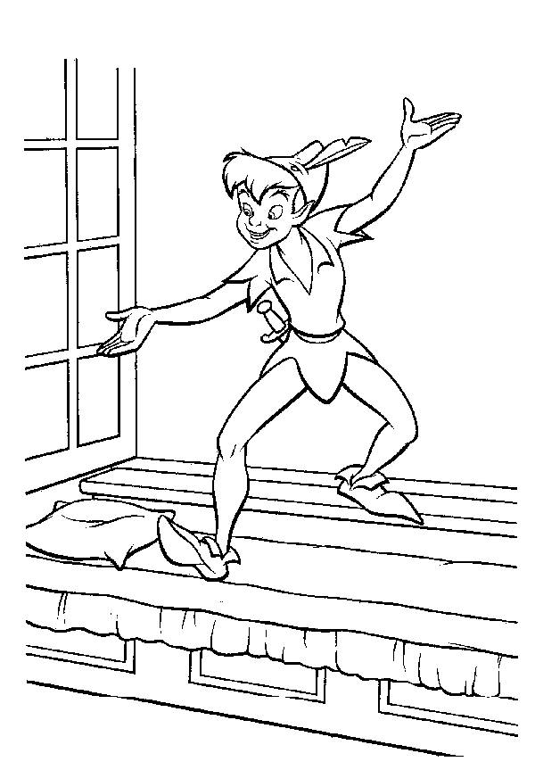 Detail Mewarnai Gambar Peterpan Nomer 7